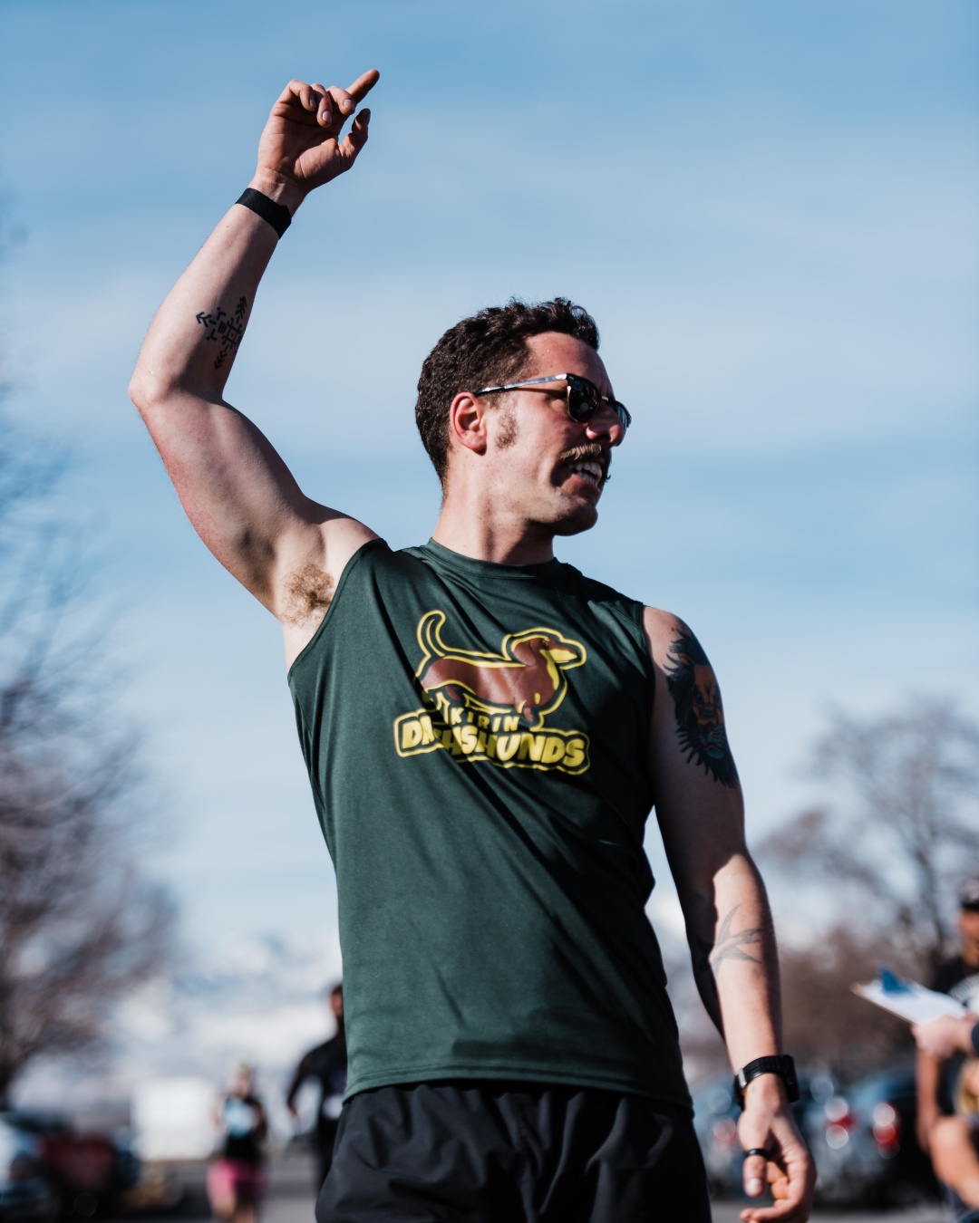 Juan Acevedo coaching outdoors