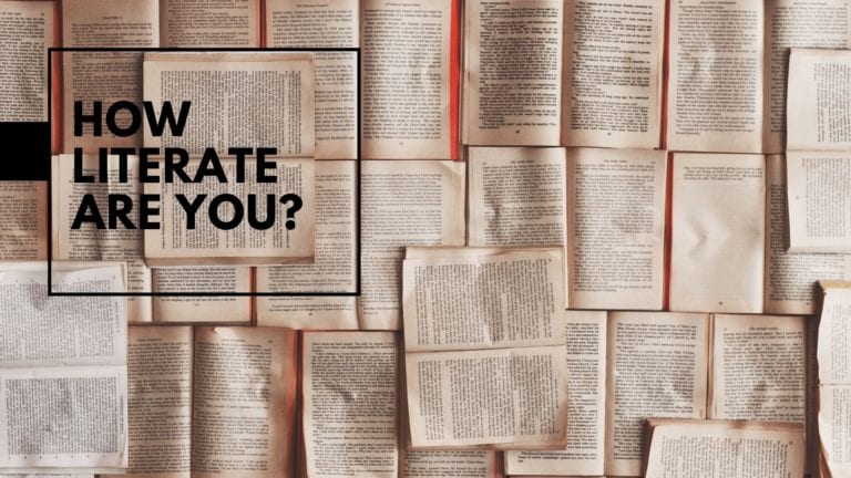 How literate are you?