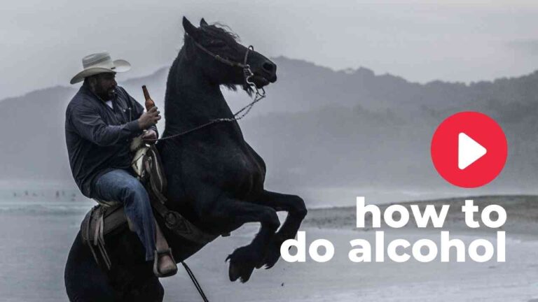 How to do alcohol